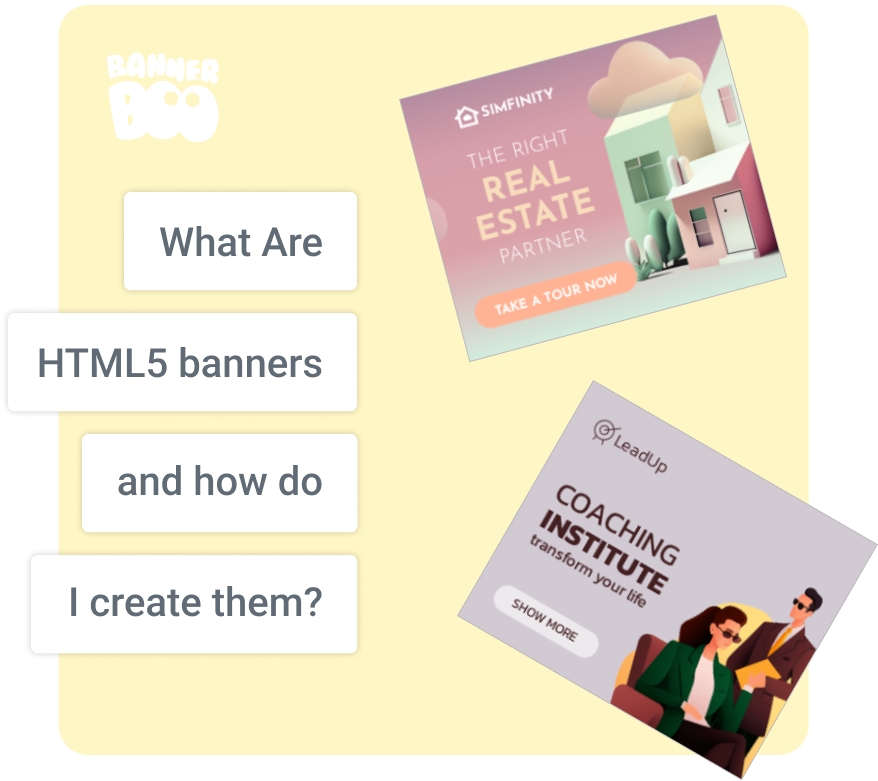 What are HTML5 banners and how do I create them?