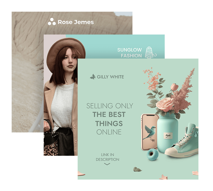Fashion Industry Social Banner Templates 