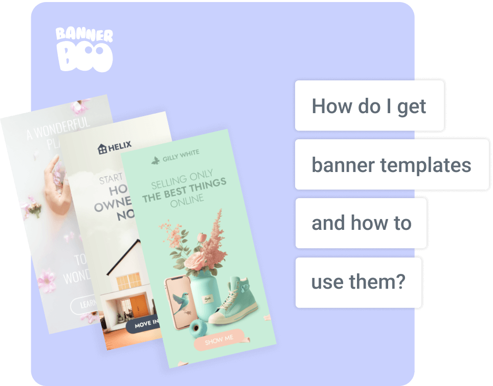 How do I get banner templates and how to use them?