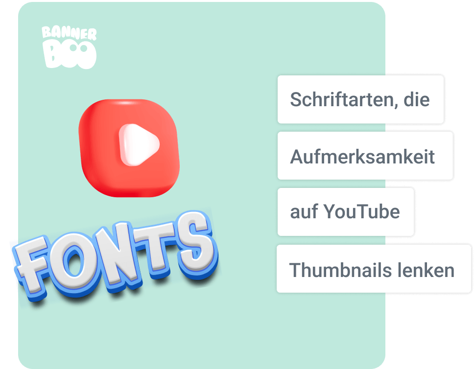 15 auffällige Schriftarten, um Aufmerksamkeit auf Ihre YouTube-Thumbnails zu lenken