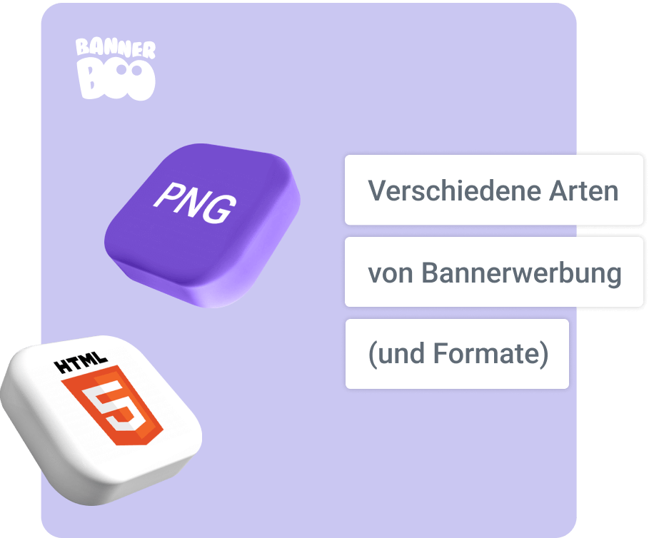 Verschiedene Arten von Banner-Anzeigen