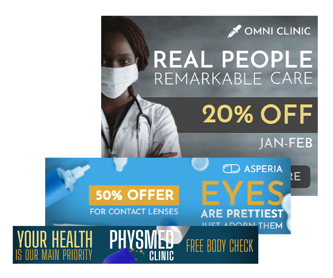 GIF Banner Templates for Healthcare and Medicine 