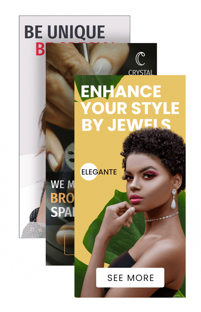 HTML5 jewelry banner templates