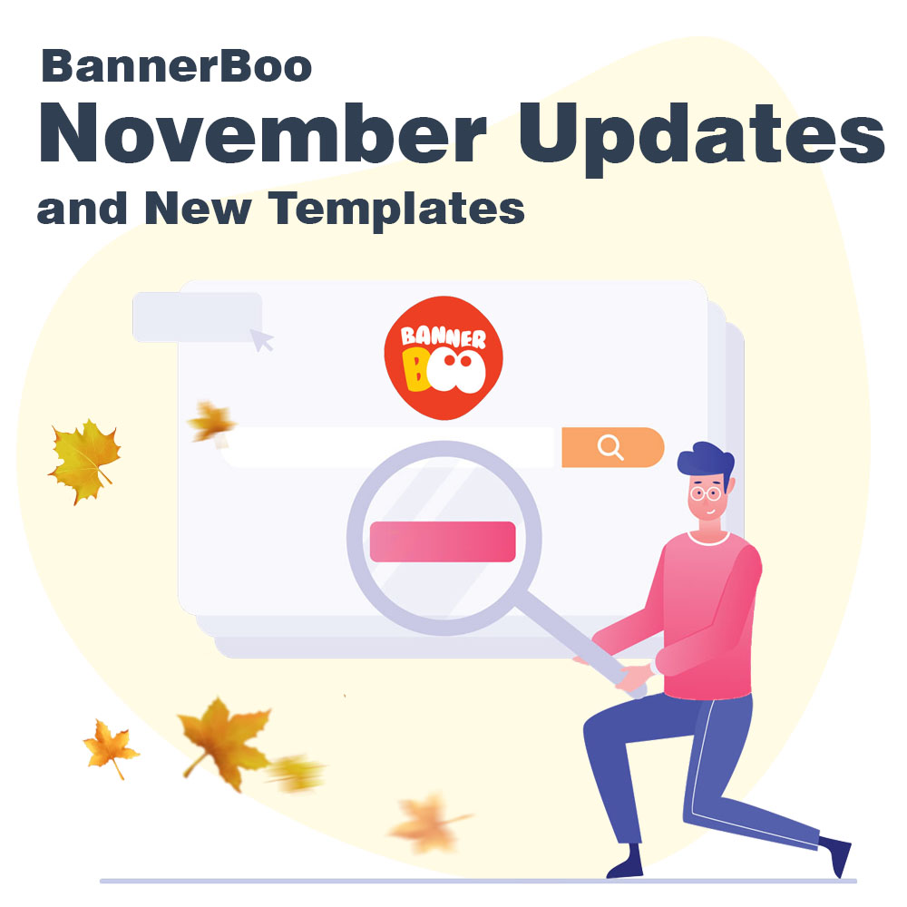 BannerBoo November Updates and New Templates