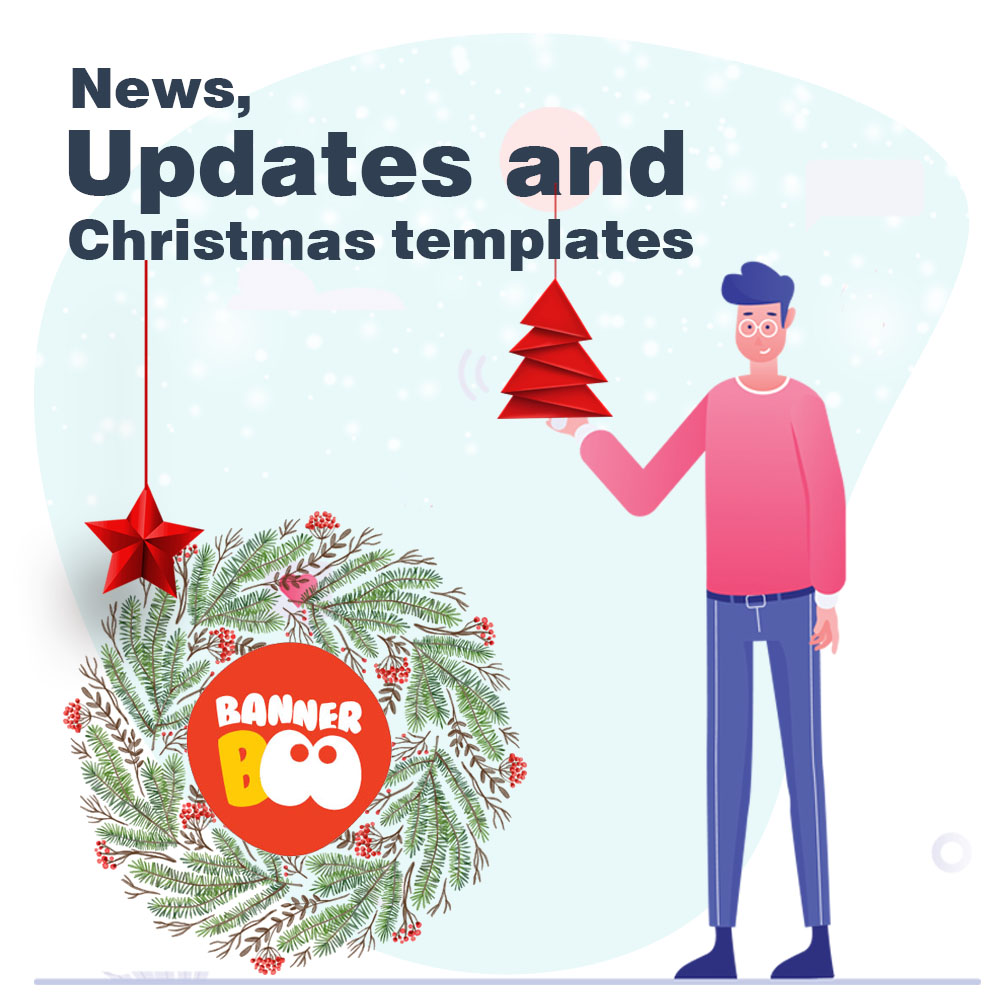 Updates, News and Christmas Templates