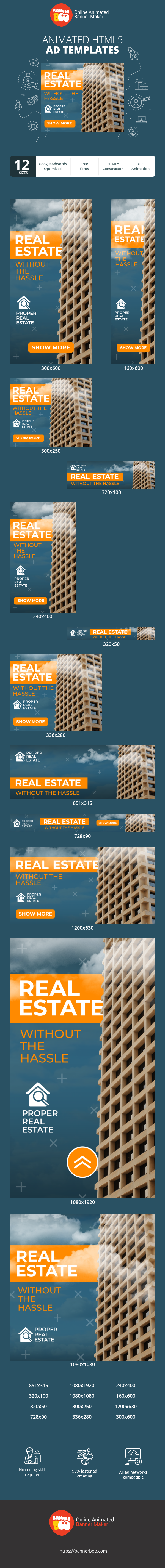 Banner ad template — Property — Without The Hassle