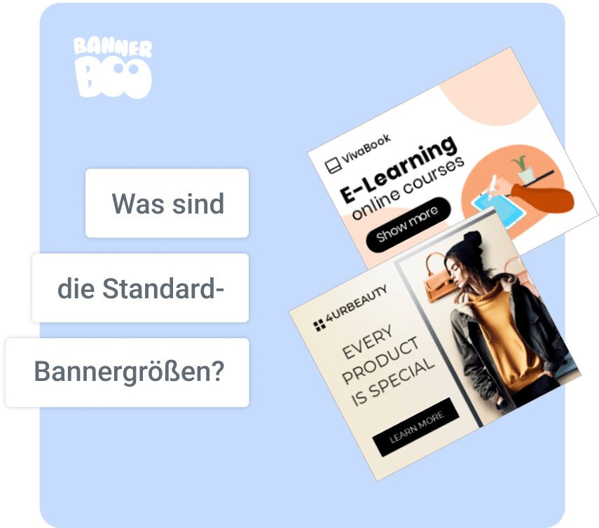 Was sind die Standard-Bannergrößen für 2025?
