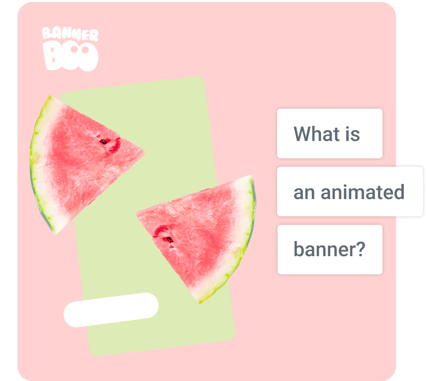 What is an animated banner?