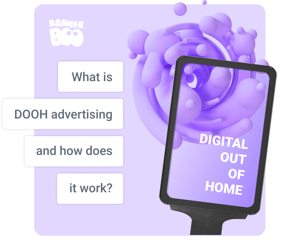 What is Digital Out-of-Home (DOOH) advertising, and how does it work?