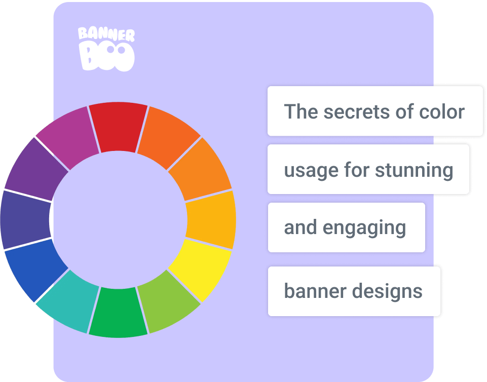 The secrets of color usage for stunning and engaging banner designs