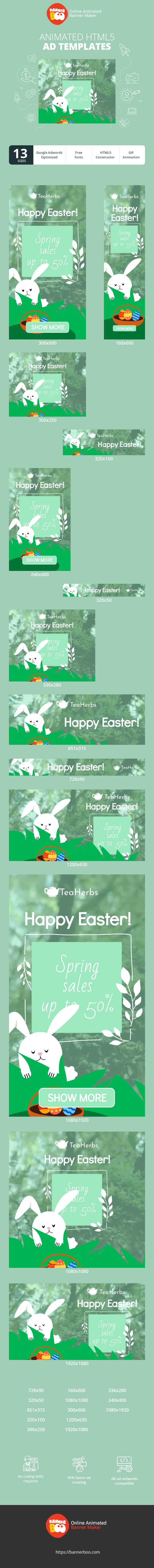 Happy Easter — Spring Sales Up To 50%