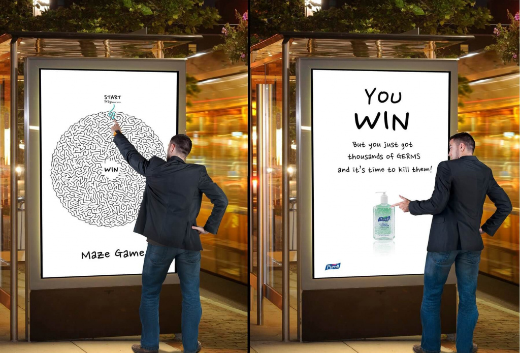 DOOH interactive example