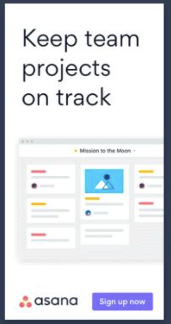 Asana ad example