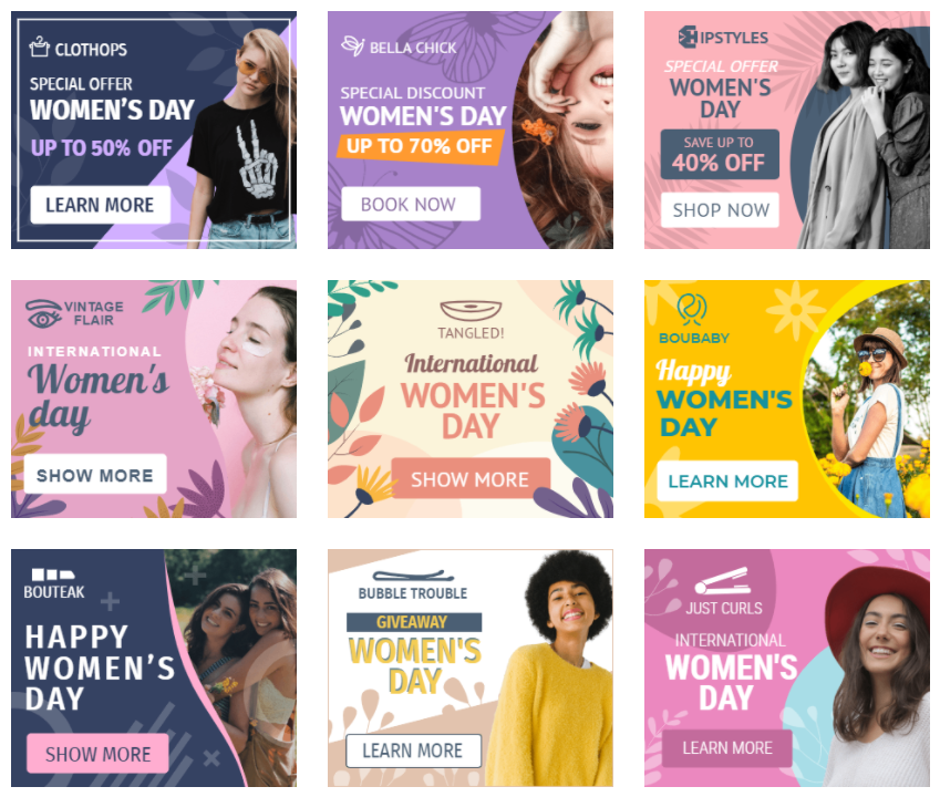  International Women's Day Templates