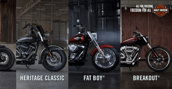 Rich Media ad example from Harley Davidson