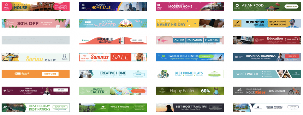 horizontal banner examples 728×90