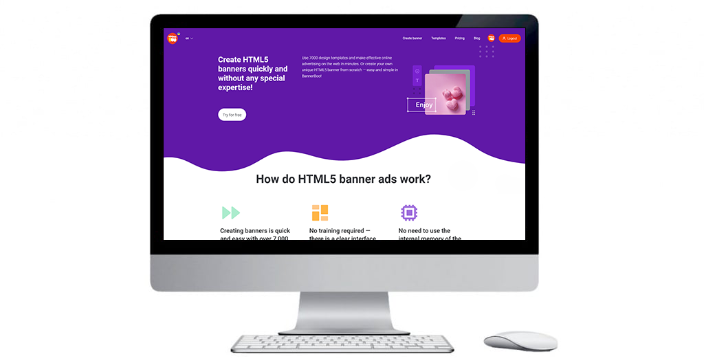 Створити екран HTML5