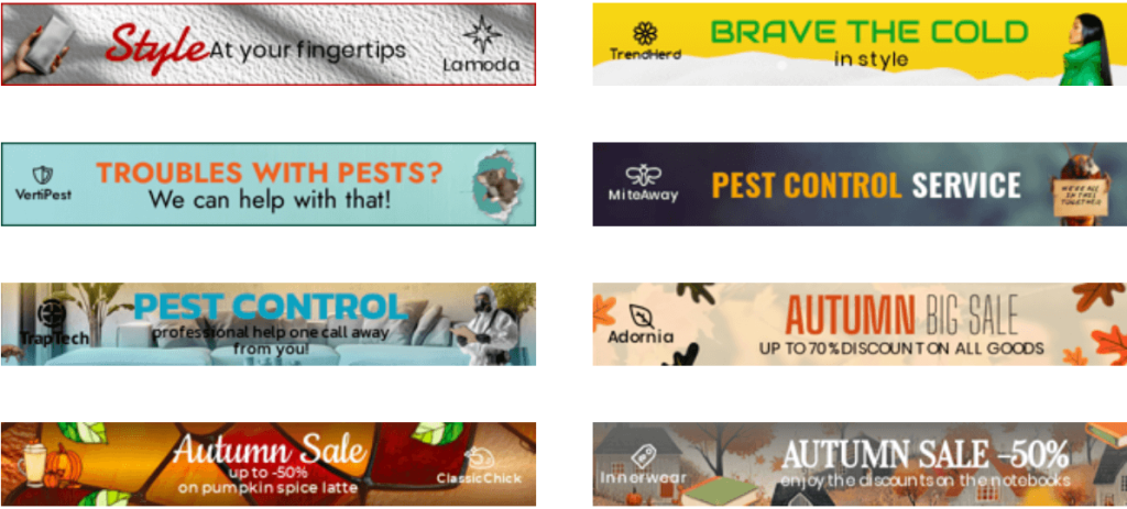 mobile full banner examples 320×50