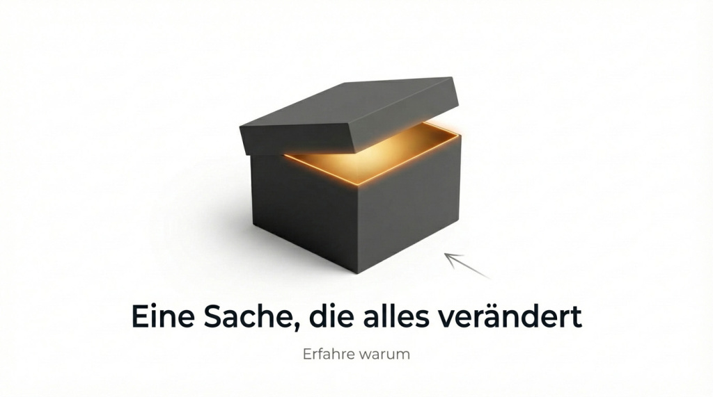 Neugier als Aufmerksamkeit erregendes Werkzeug 