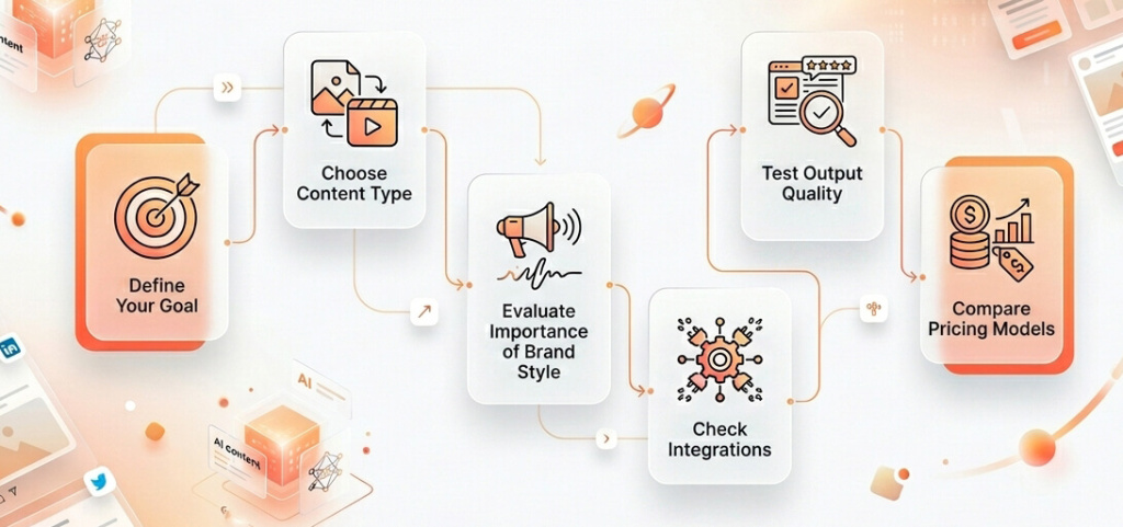 AI post generator selection checklist for business