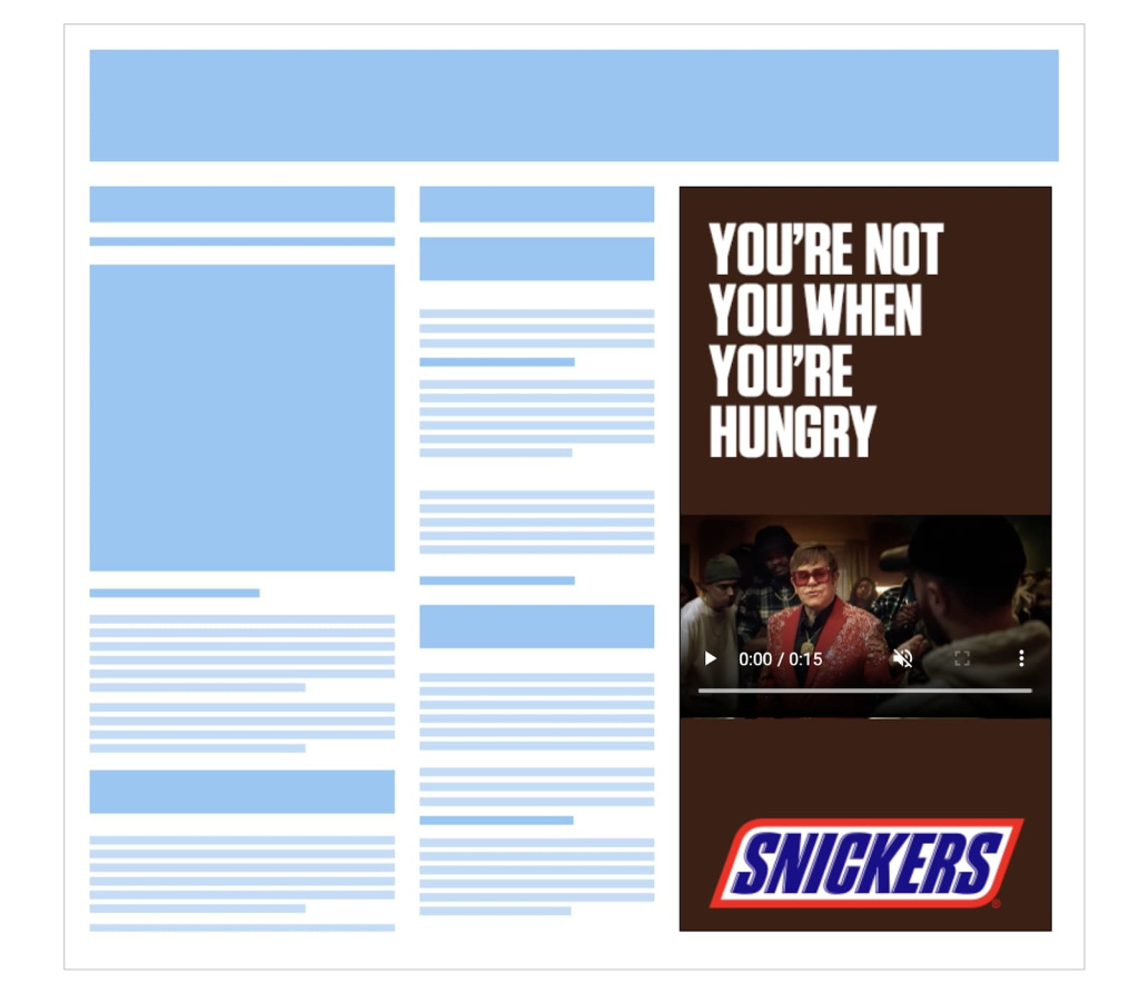 snickers reach media ad