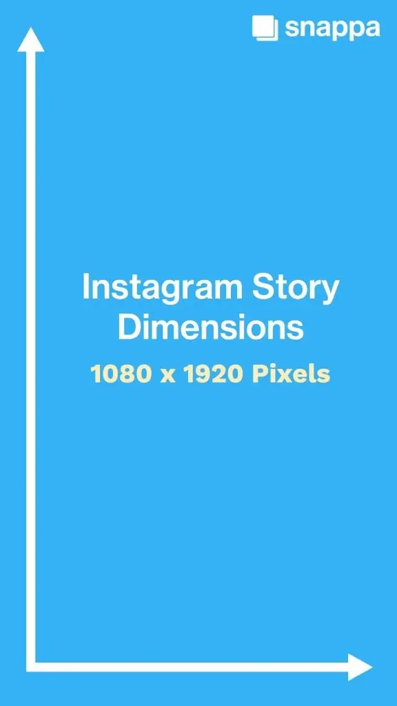 Instagram Story dimensions graphic