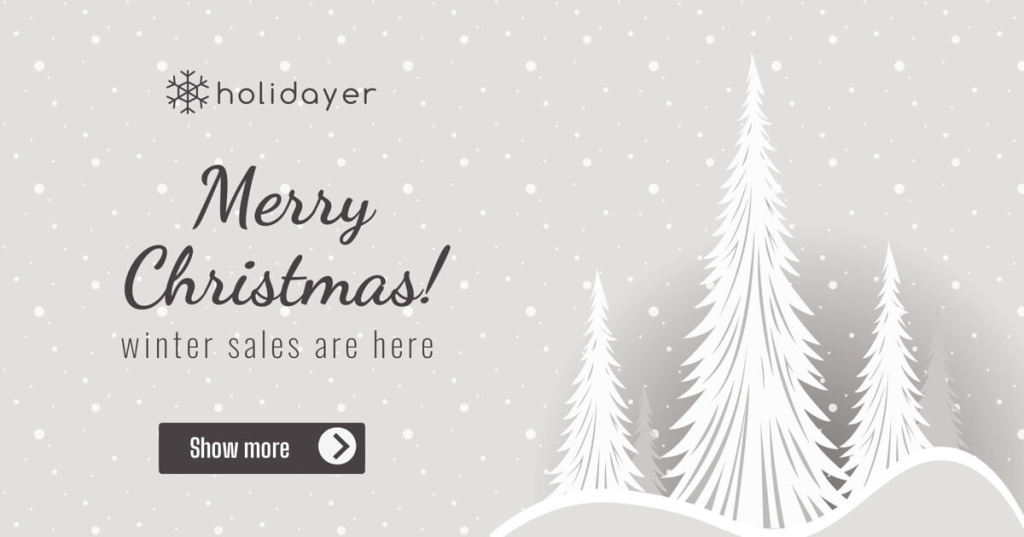 bannerboo laconic christmas banner template