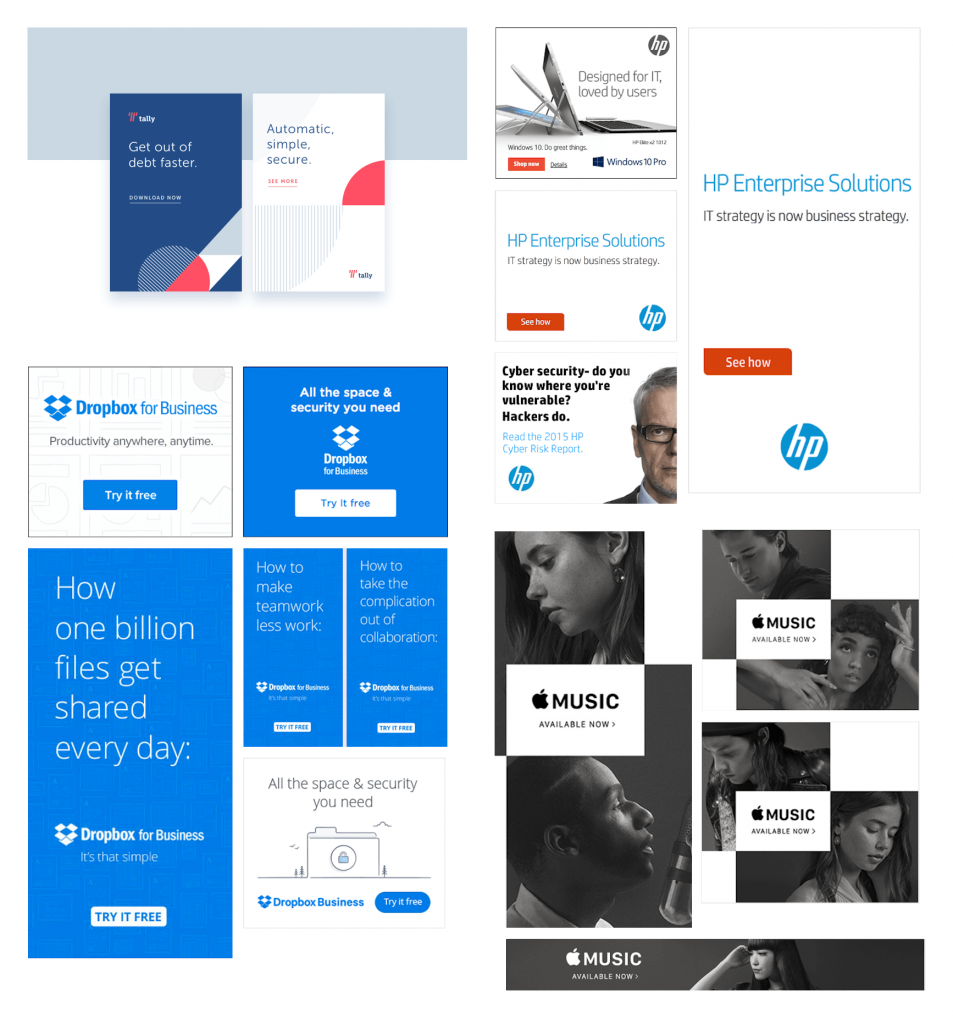 BannerBoo – World Brands Minimalist Banners Examples