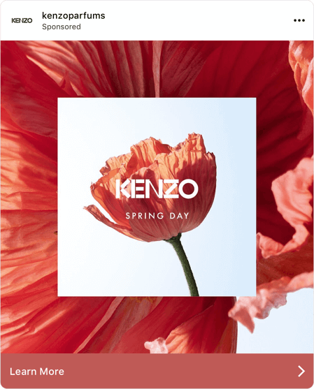 kenzo instagram ad example