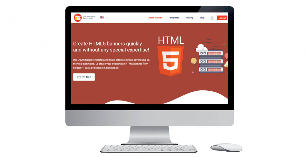 Create HTML5 banner with BannerBoo
