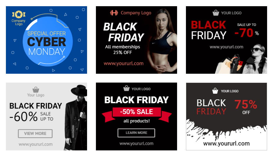 BannerBoo Black Friday Banner Ad Templates