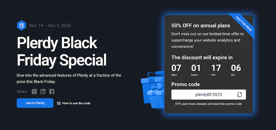 Plerdy BlackFriday Offer