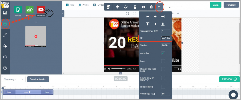 How to make GIFs from a YouTube video?
