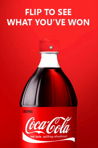 Rich Media ad example from Coca-Cola