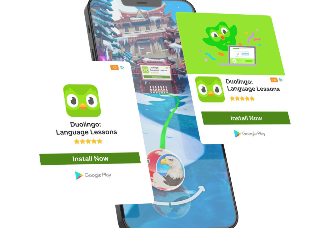 Duolingo ad example