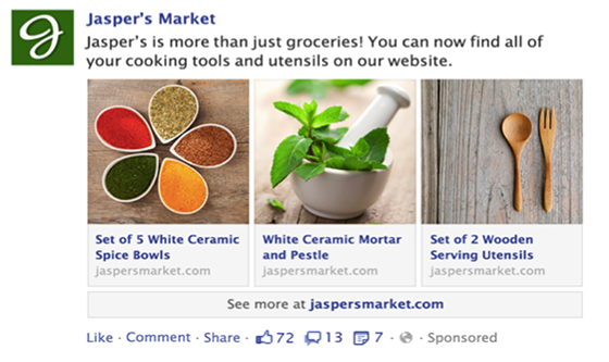 facebook ad example