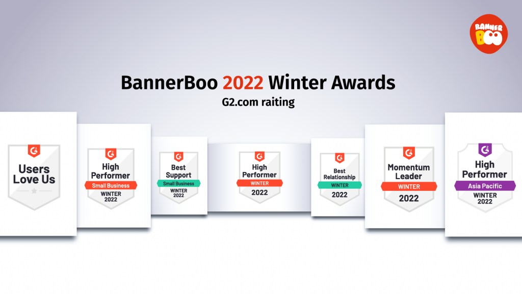 BannerBoo winter awards 2022