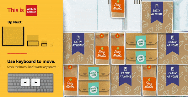 Rich Media ad example from Wells Fargo