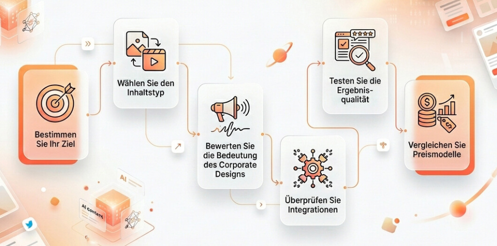 Checkliste zur Auswahl eines KI-Post-Generators für Unternehmen