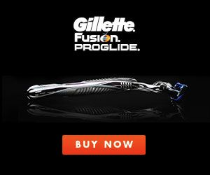 Gilette Fusion приклад реклами