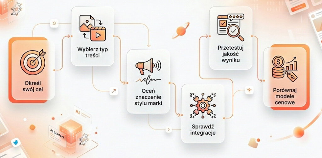 Lista kontrolna wyboru generatora postów AI dla biznesu