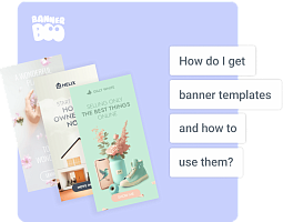 How do I get banner templates and how to use them?