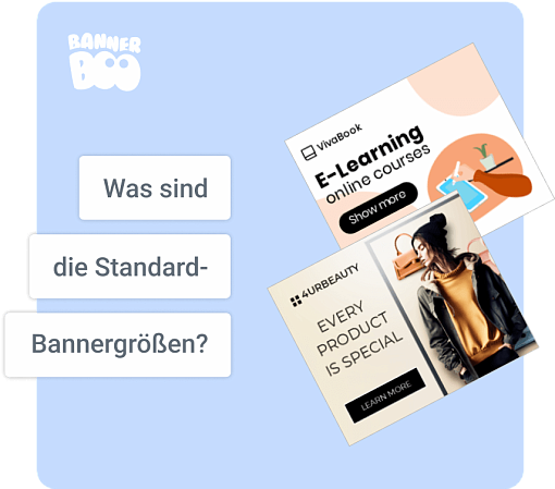 Was sind die Standard-Bannergrößen für 2025?