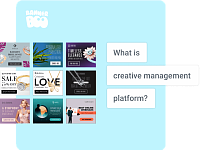 What is a creative management platform?