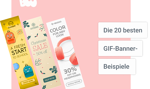 Die 20 besten GIF-Banner-Beispiele für 2025