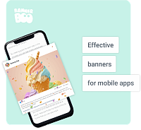 A winning formula for creating banners for mobile applications