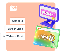 Most Commonly Used Standard Banner Sizes for Web and Print 2026