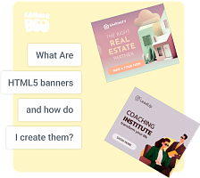 What are HTML5 banners and how do I create them?