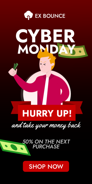 Cyber Monday — Hurry Up! And Take Your Money Back 50% On The Next Purchase