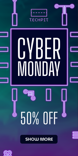 Cyber Monday — 50% Off Electronic